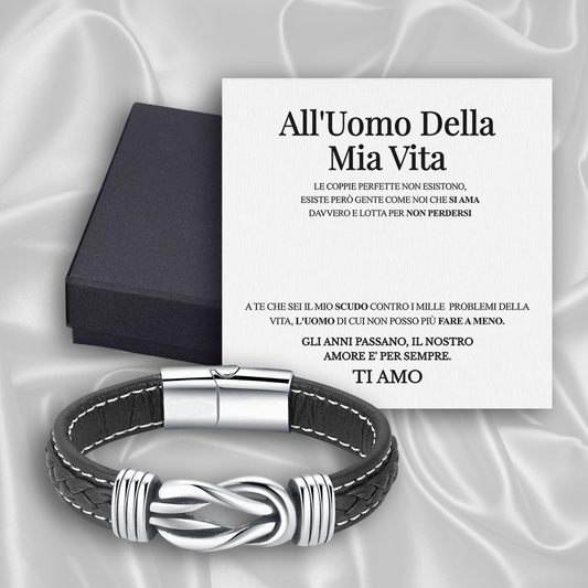 All'Uomo Della Mia Vita | Bracciale Infinity